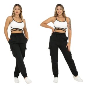 Calça preta jogger