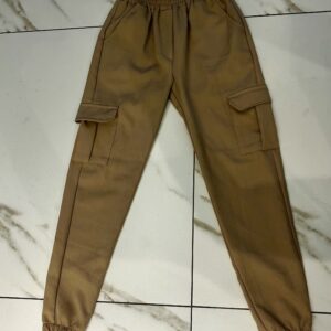 Calça beje jogger